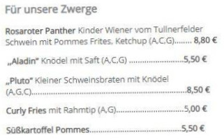 Trat-Wiesner menu