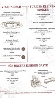Restaurant Helmahof menu