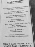 Hotel Stefanihof Restaurant menu
