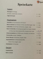 Gasthof Oyrer menu