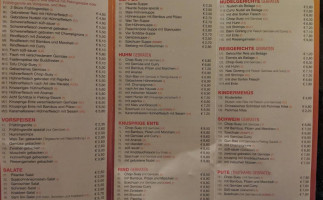 China Güssing menu