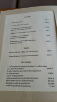 Restaurant Krauth Disco Trend menu