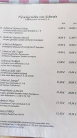 Altes Gasthaus Hempelmann menu