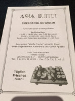 Asia Wok Weisse Taube menu