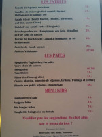 La Boille O Chaux menu