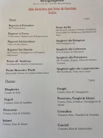 -pizzeria Schützenhaus menu