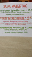 Bells Genusshof Marktplatz menu
