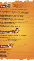 Habibi Doener Pizzahaus menu