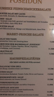 Poseidon menu