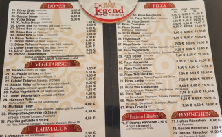 The Legend menu