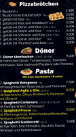 Pizzeria El Mondo menu