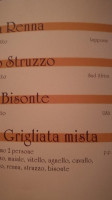 Osteria Enoteca Ferriroli menu