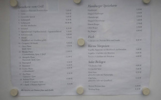 Fotis Nicos Grillstube menu