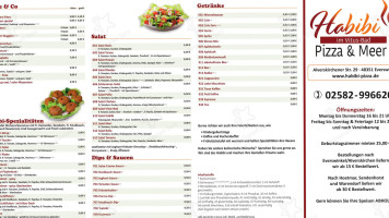 Habibi Im Vitus-bad, Pizza Und Meer menu