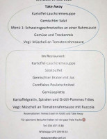 Grütli menu