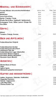 Schwiizer Stube menu