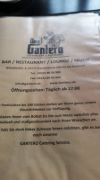 Cocktailbar Ristorante Gantero menu
