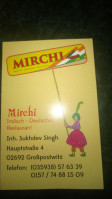 Mirchi menu