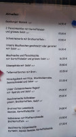 Weinstube Idler menu