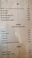 Seethalerhutte menu
