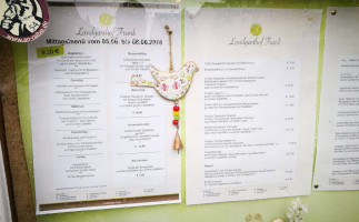 Landgasthof Frank menu