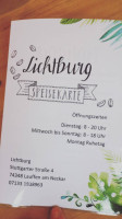 Lichtburg Café Mit Herz menu