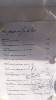 le Borgia menu