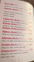 Eiscafe Weber menu