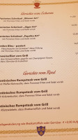 WSV Gaststätte menu