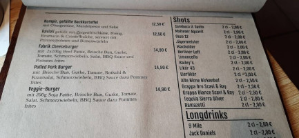 Restaurant • Café • Bar Die Fabrik menu
