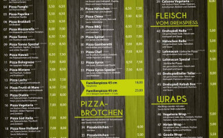 Pizzawerk menu