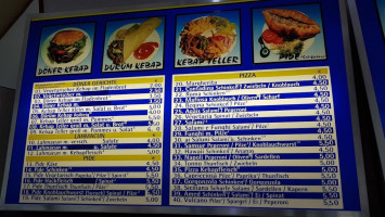 Pizzeria Buffet menu