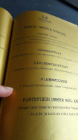 Platzfisch Das Chalet menu