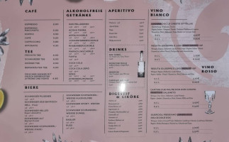 Falconero menu
