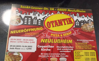 Otantik Döner&pizza Kebap Haus menu