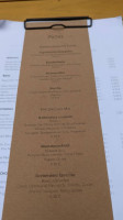Patio Bar menu