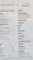Mountain Hub Social Dining menu