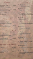 Alghero menu