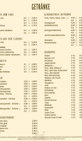 Zur Alten Burg menu