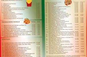 Pizzeria Alla Napoli Pizza, Schnitzel Nudelgerichte menu