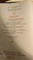Trattoria Del Giardino menu