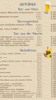 Pension Müllers Gasthof Gaststätten menu