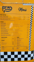 Food Taxi menu