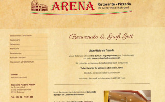 Pizzeria Arena GeschlÖssen FÜr Immer menu