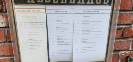Gasthausbrauerei Kesselhaus menu