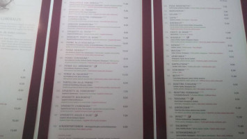 Pizzeria-Ristorante Garibaldi menu