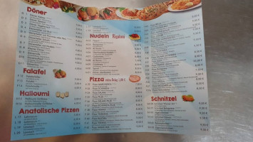 Döner-bistro Shahi menu