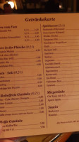 Hafenkneipe Zur Fähre menu