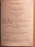 Gasthaus Das RÖhrl menu
