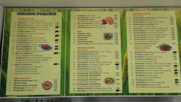 Chao-Lin-Thai menu